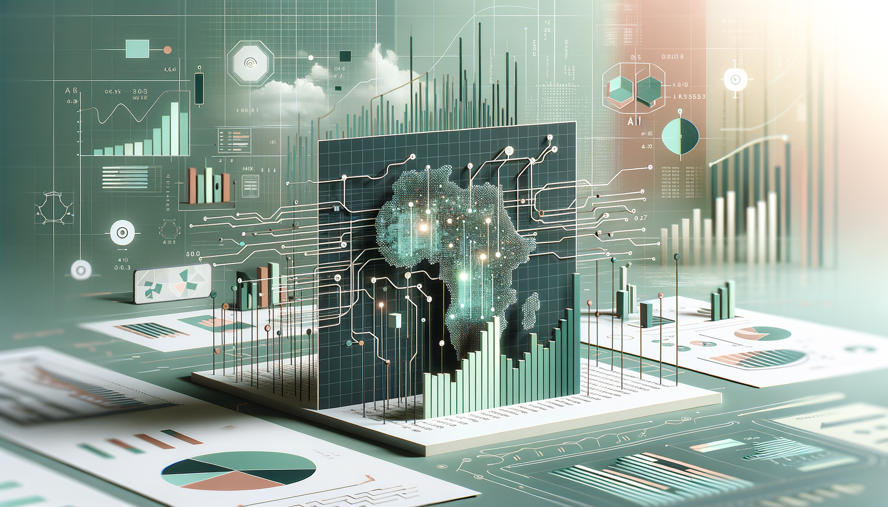 Imagen representativa de las tendencias en Inteligencia Artificial para 2024